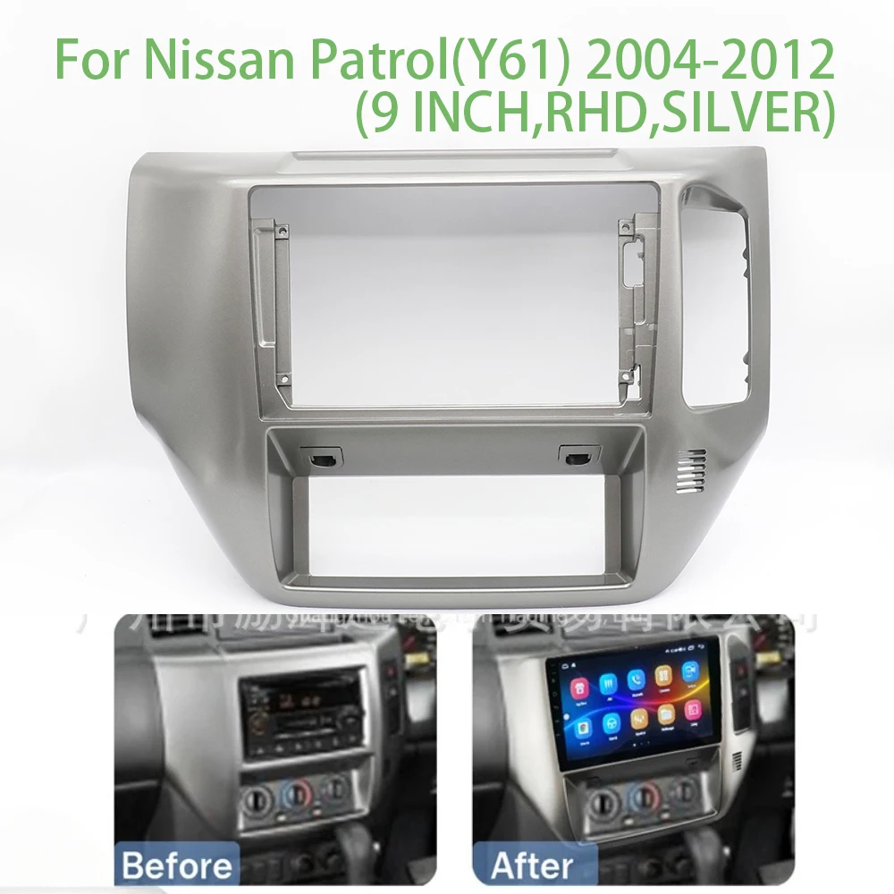 Для Nissan Patrol Y61 2004-2012 9-дюймовый адаптер автомобильный радиоприемник DVD-плеер Fascias рамка Android приборная панель комплект 
Для Nissan Patrol Y61 2004-2012 9-дюймовый адаптер автомобильный радиоприемник DVD-плеер Fascias рамка Android приборная панель комплект
