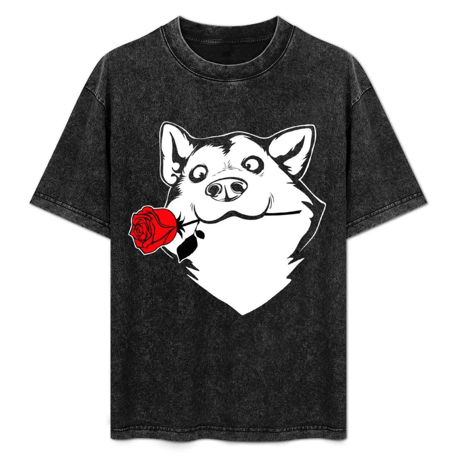Rose Husky Smiling T-Shirt Minimalist Plain Crew Neck T-Shirt
Rose Husky Smiling T-Shirt Minimalist Plain Crew Neck T-Shirt