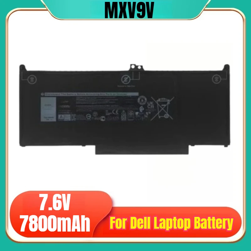 7.6V 7800mAh MXV9V Laptop Battery for Dell Latitude 5300 5310 7300 7400 E5300 E5310 E7300
7.6V 7800mAh MXV9V Laptop Battery for Dell Latitude 5300 5310 7300 7400 E5300 E5310 E7300