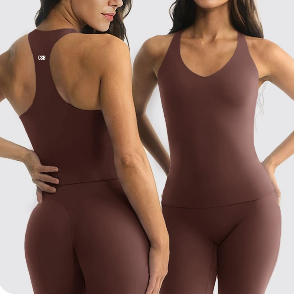 CSB Women Yoga Clothes Racerback Tank Top High Waist Leggings & 8 Inch Biker Shorts Workout Gym Fitness Sportswear Separates
CSB Women Yoga Clothes Racerback Tank Top High Waist Leggings & 8 Inch Biker Shorts Workout Gym Fitness Sportswear Separates