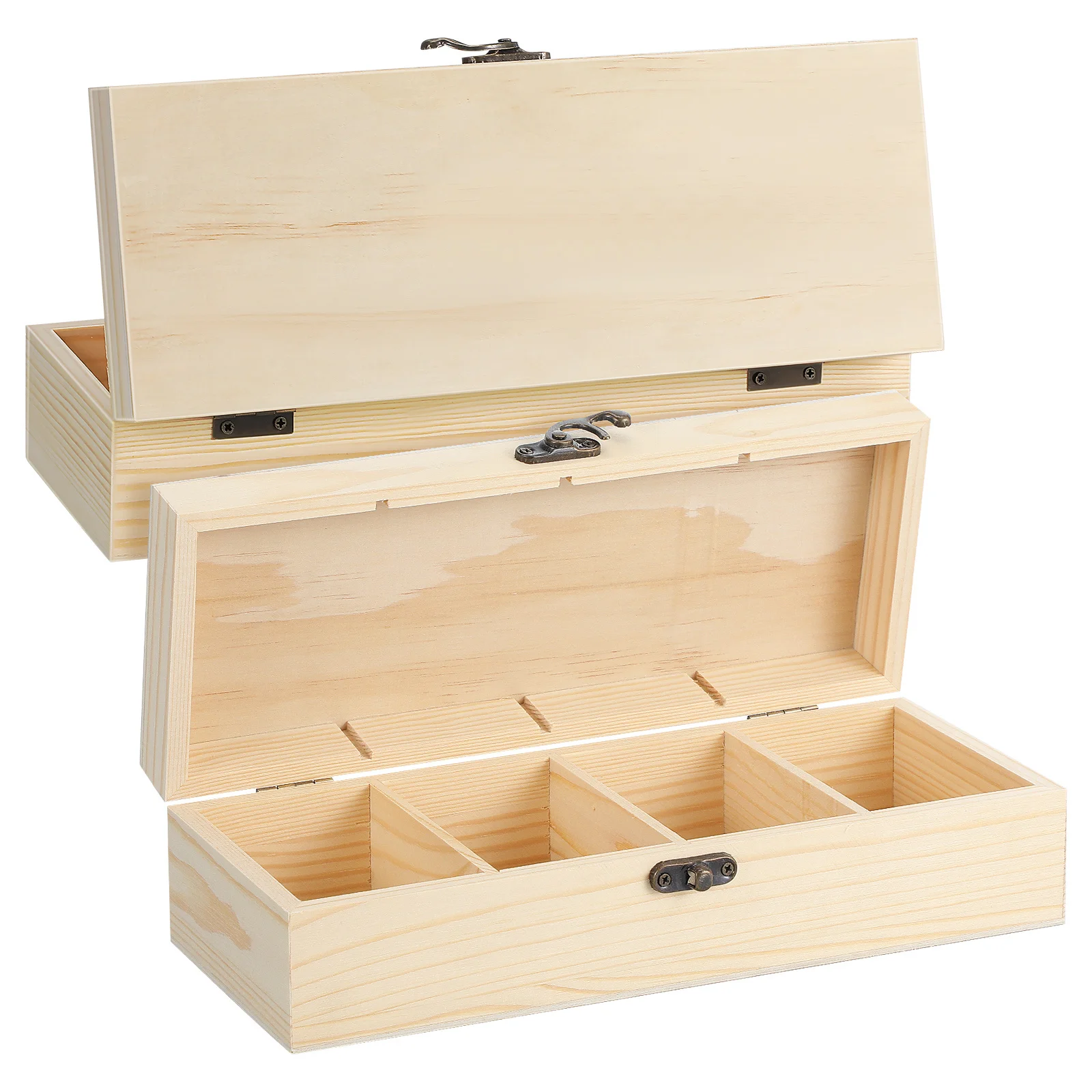 2 pcs Rustic Wood Storage Boxes Pine Organizer Chest For Jewelry Notepads Keepsakes Diy Craft Unfinished Wooden Container For
2 pcs Rustic Wood Storage Boxes Pine Organizer Chest For Jewelry Notepads Keepsakes Diy Craft Unfinished Wooden Container For