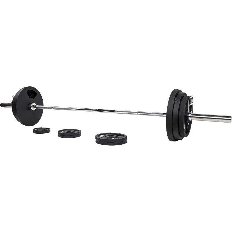 BalanceFrom Cast Iron Weight Including 7FT Barbell, 300-Pound Set, Multiple Packages
BalanceFrom Cast Iron Weight Including 7FT Barbell, 300-Pound Set, Multiple Packages