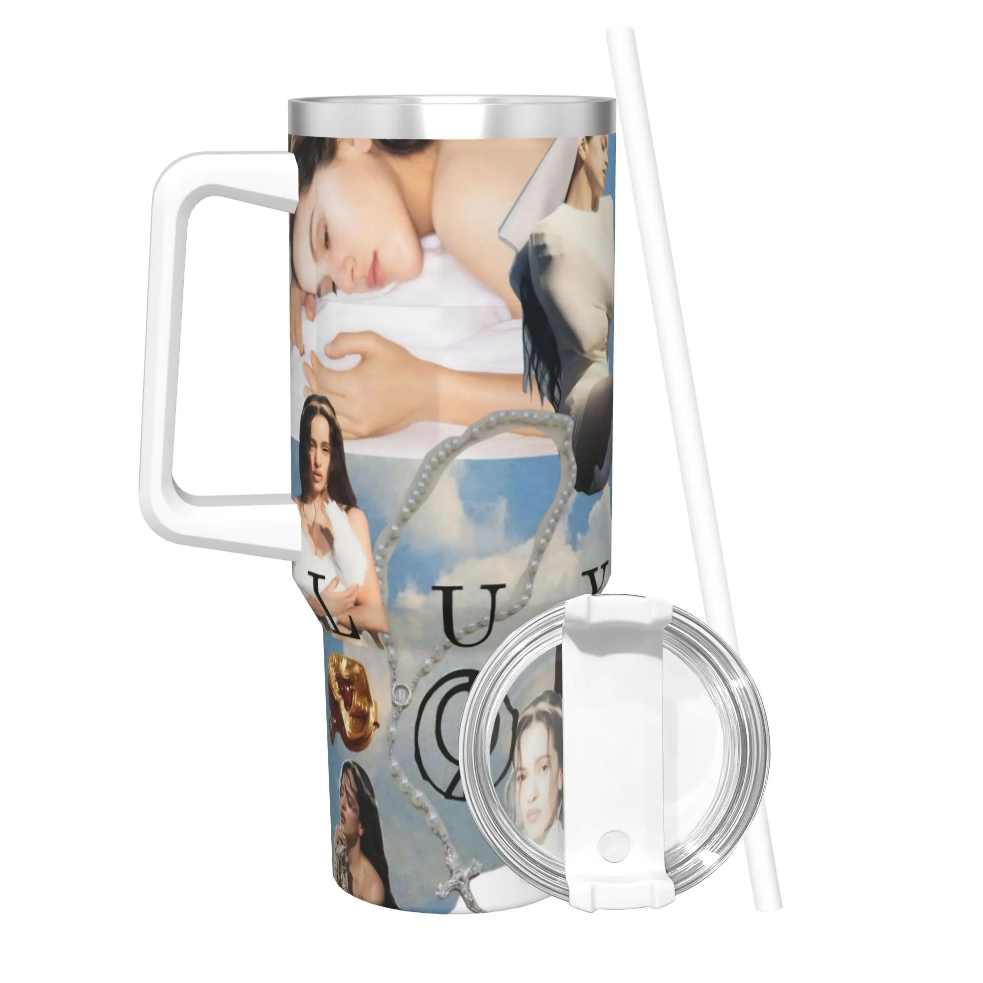 Rosalia LUX Tour 2026 Insulated Tumbler with Straws Lid Vacuum Thermal Mug Double Wall Car Bottle Cups 40oz
Rosalia LUX Tour 2026 Insulated Tumbler with Straws Lid Vacuum Thermal Mug Double Wall Car Bottle Cups 40oz