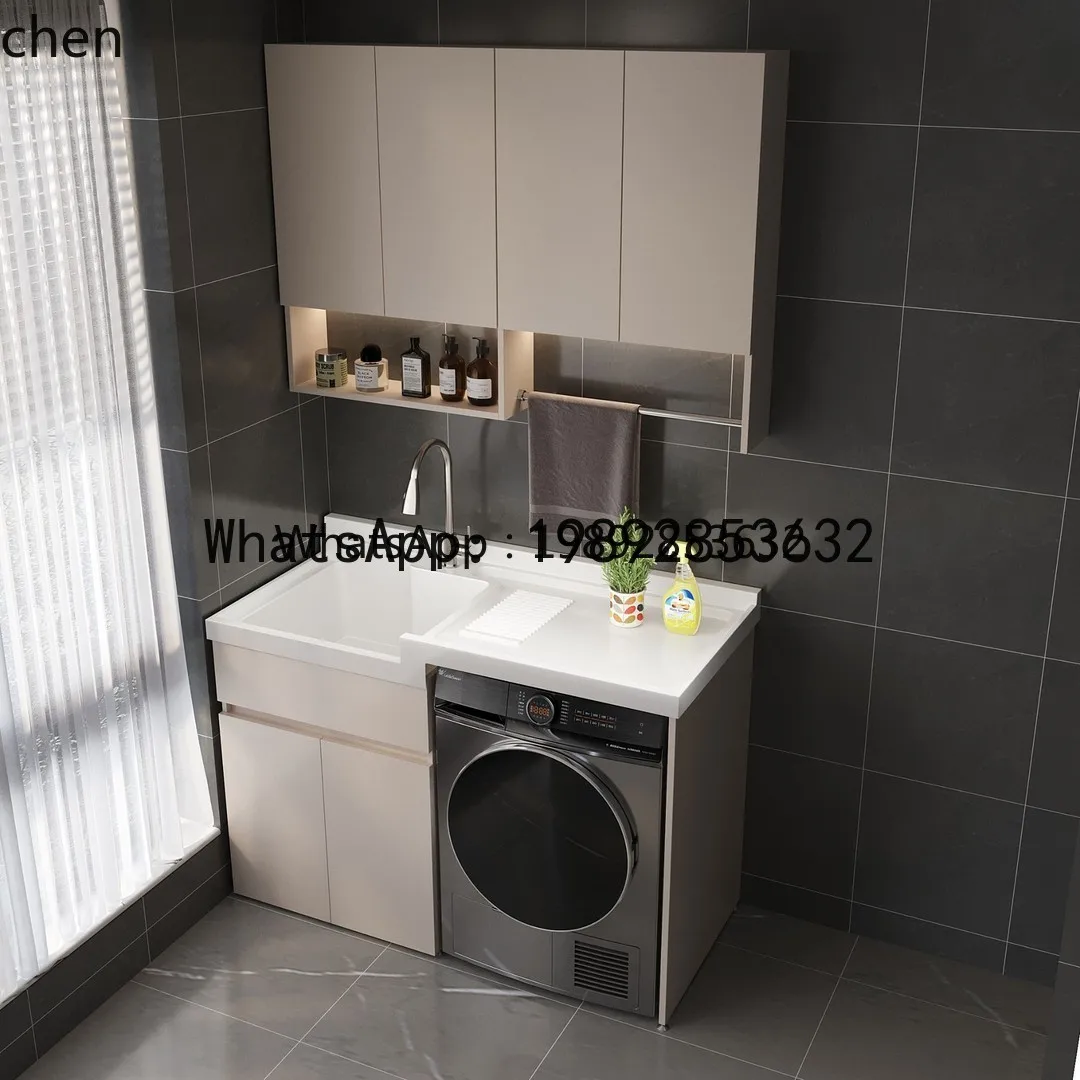 X4 balcony laundry cabinet integrated basin laundry sink with rubbing plate drum washing machine significant other bathroom
X4 balcony laundry cabinet integrated basin laundry sink with rubbing plate drum washing machine significant other bathroom