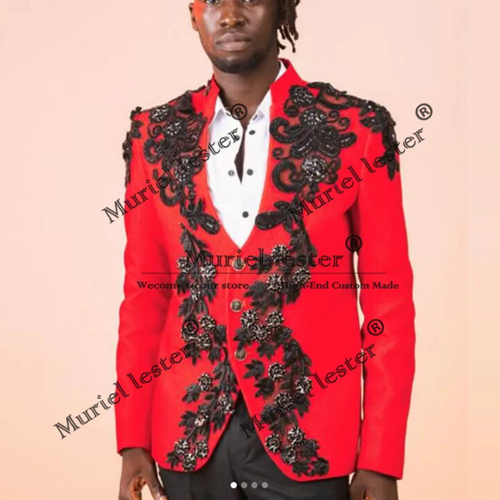 Metallic Jewelry Stones Suits Men For Weding Designer Jacket Pants 2 Pieces Groom Tuxedos Customized Man Banquet Party Clothing
Metallic Jewelry Stones Suits Men For Weding Designer Jacket Pants 2 Pieces Groom Tuxedos Customized Man Banquet Party Clothing