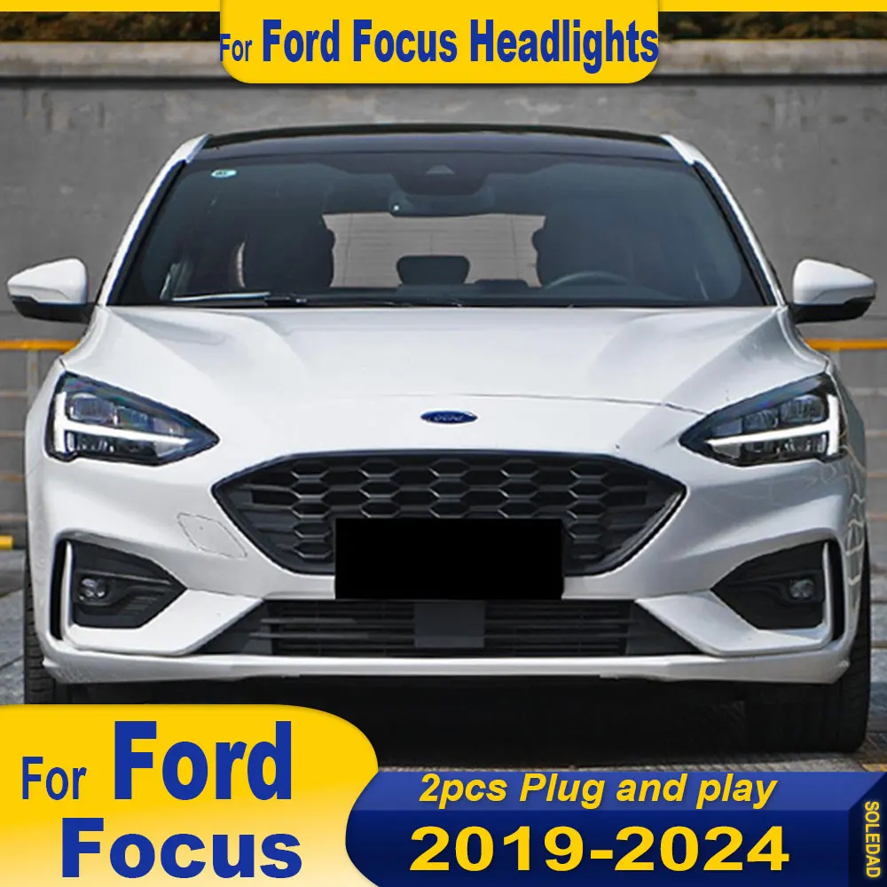 Car Headlights For Ford Focus 2019 2020 2021 2021 2022 2023 2024 new style LED Auto Headlamp Assembly Projector Lens Accessories
Car Headlights For Ford Focus 2019 2020 2021 2021 2022 2023 2024 new style LED Auto Headlamp Assembly Projector Lens Accessories
