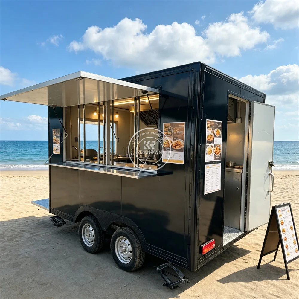 Factory Direct Business Ready Kitchen Food Trailer Mobile Catering Food Truck Commercial BBQ Truck With Kitchen Equipment
Factory Direct Business Ready Kitchen Food Trailer Mobile Catering Food Truck Commercial BBQ Truck With Kitchen Equipment