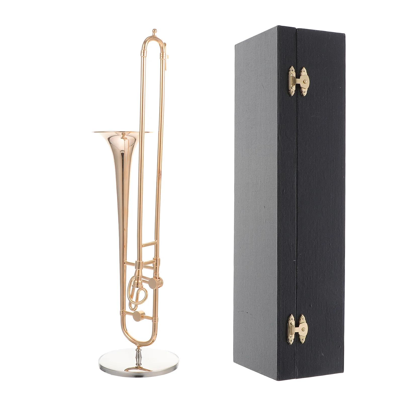 Decor Trombone Model Small Instrument Musical Exquisite Copper Ornament Golden Indoor Desktop
Decor Trombone Model Small Instrument Musical Exquisite Copper Ornament Golden Indoor Desktop