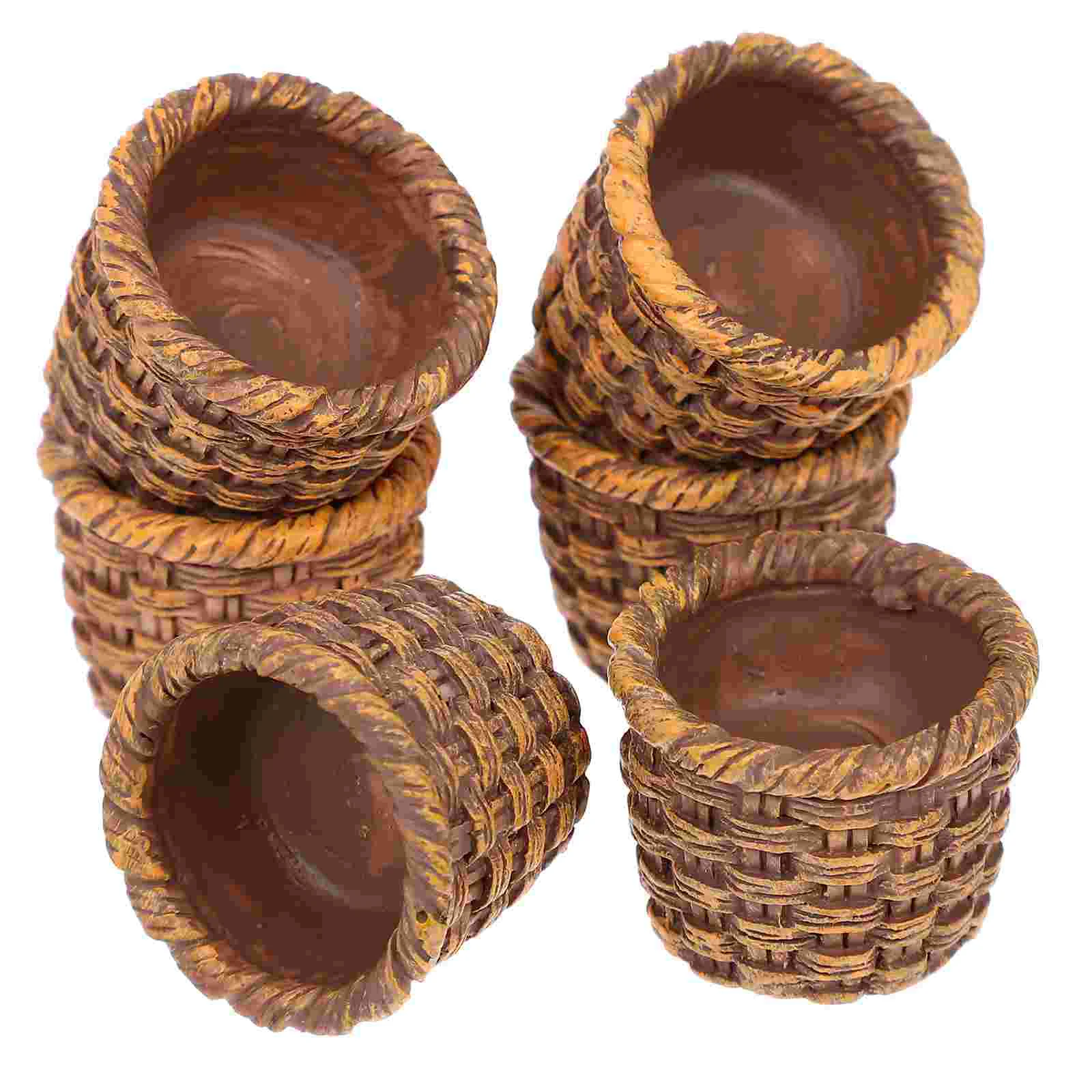 6 Pcs House Cane Basket Mini Decoration Miniature Storage Micro Landscape Animal Decors Small Resin Accessories Phone Case
6 Pcs House Cane Basket Mini Decoration Miniature Storage Micro Landscape Animal Decors Small Resin Accessories Phone Case