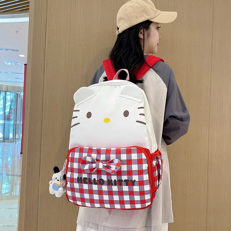 Sanrio новинка, школьный портфель Hello Kitty, милый мультяшный Большой Вместительный легкий плечевой рюкзак, повседневный рюкзак
Sanrio новинка, школьный портфель Hello Kitty, милый мультяшный Большой Вместительный легкий плечевой рюкзак, повседневный рюкзак