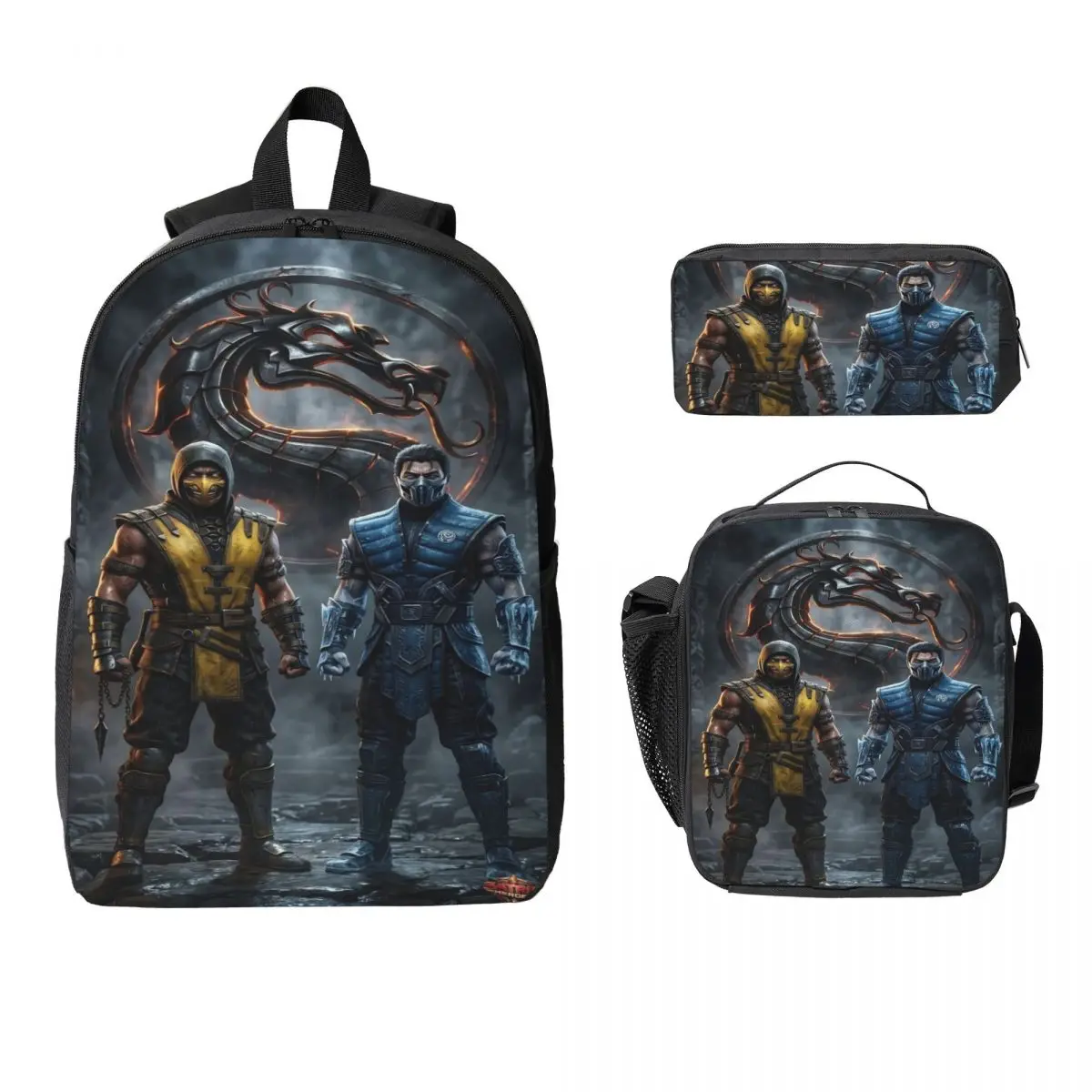 3Pcs Mortal Kombat II Moive 2026 School bags Set for Kids Pencil Boxes Backpack Sets with Lunch Box For School Students Daypack
3Pcs Mortal Kombat II Moive 2026 School bags Set for Kids Pencil Boxes Backpack Sets with Lunch Box For School Students Daypack