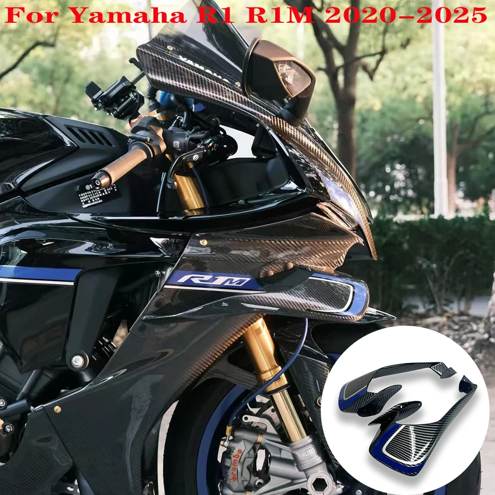 New For Yamaha R1 R1M 2020 2021 2022 2023 2024 Motorcycle Spoiler Wing Fixed wing Wing Aerodynamic Winglet Accessorie 2025
New For Yamaha R1 R1M 2020 2021 2022 2023 2024 Motorcycle Spoiler Wing Fixed wing Wing Aerodynamic Winglet Accessorie 2025