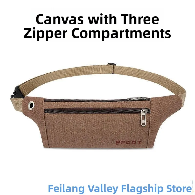 Wear-Resistant Canvas Crossbody Bag with Zipper for Money Collection Large Capacity Waist Bag for Men And Women Casual Simple...
Wear-Resistant Canvas Crossbody Bag with Zipper for Money Collection Large Capacity Waist Bag for Men And Women Casual Simple...