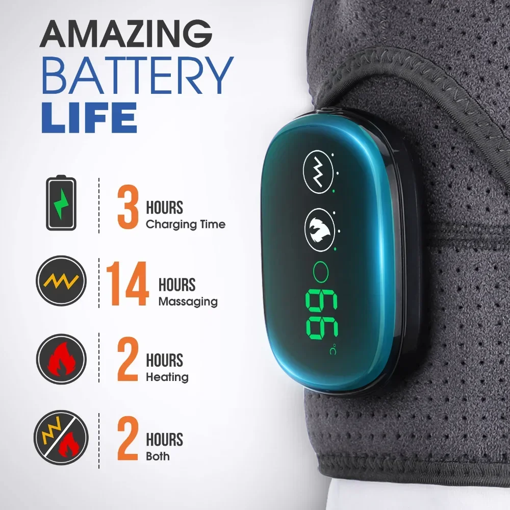 Electrothermal Therapy Shoulder Support Heated Shoulder Massage Support Adjustable LED Heating Tape for Arthritis Joint Injuries
Electrothermal Therapy Shoulder Support Heated Shoulder Massage Support Adjustable LED Heating Tape for Arthritis Joint Injuries