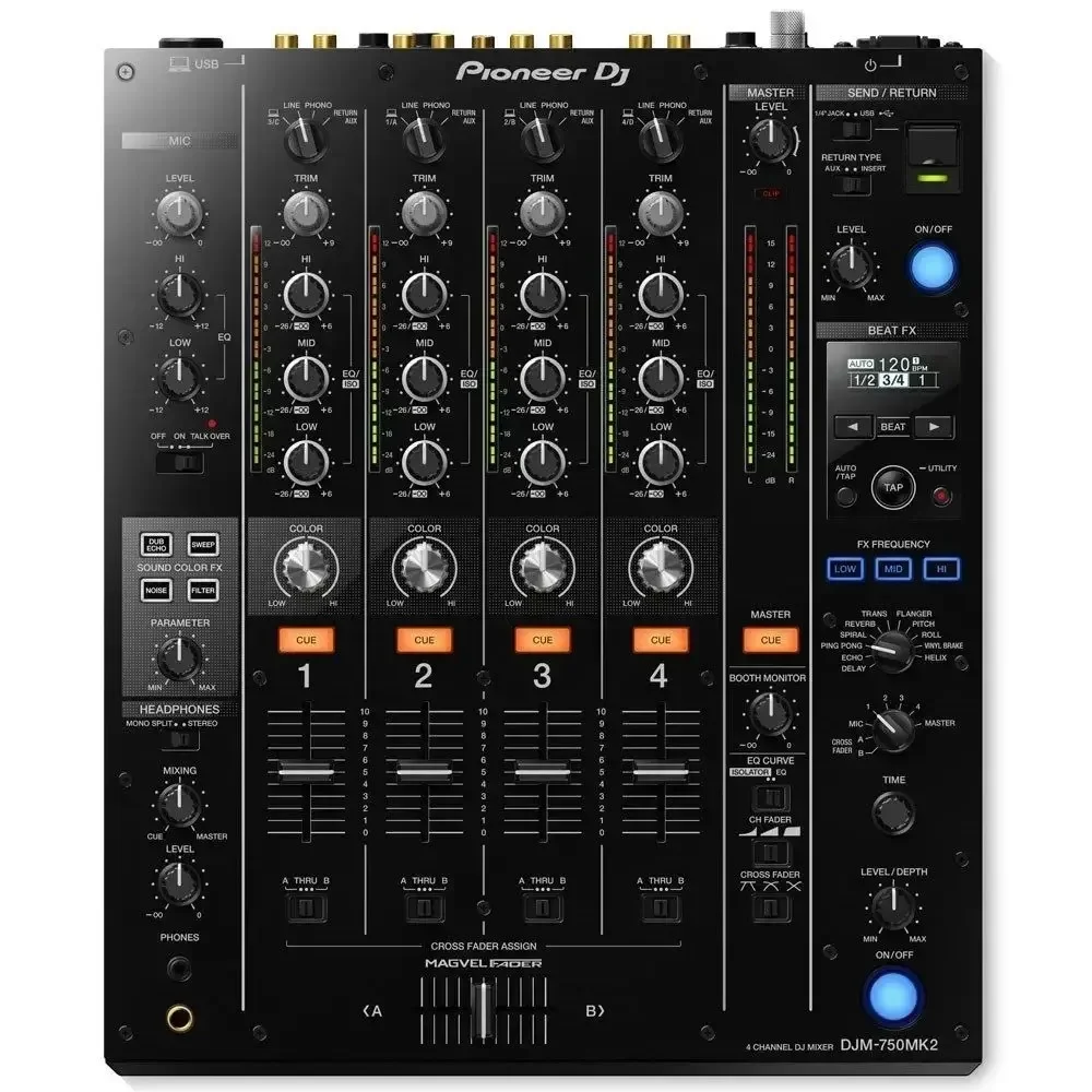 NEW DISCOUNTS SALES Pioneer DJ DJM-750MK2 4-Channel DJ Mixer
NEW DISCOUNTS SALES Pioneer DJ DJM-750MK2 4-Channel DJ Mixer