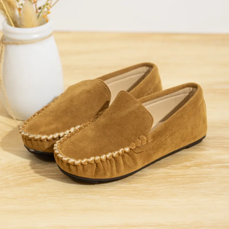 Новинка 2026, детская обувь на плоской подошве, коричневая, Лидер продаж, униформа для мальчиков, кожаная обувь, простые нескользящие мокасины, детские модные повседневные лоферы
Новинка 2026, детская обувь на плоской подошве, коричневая, Лидер продаж, униформа для мальчиков, кожаная обувь, простые нескользящие мокасины, детские модные повседневные лоферы