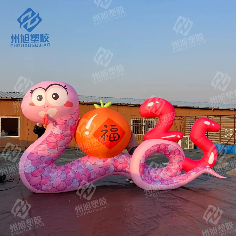 2025 new year inflatable snake lucky cartoon snake baby Chinatown new year street parade decoration
2025 new year inflatable snake lucky cartoon snake baby Chinatown new year street parade decoration