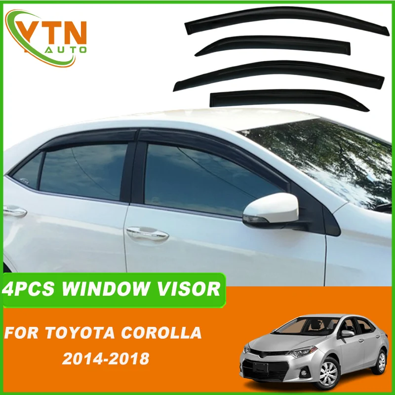 For Toyota Corolla E170 2014 2015 2016 2017 2018 Car Door Window Visor Wind Rain Sun Black Guard Deflector Vent Shade Shelter
For Toyota Corolla E170 2014 2015 2016 2017 2018 Car Door Window Visor Wind Rain Sun Black Guard Deflector Vent Shade Shelter