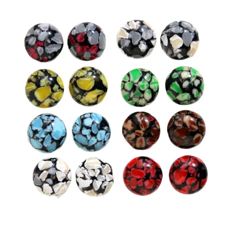 New Chinese Style 12mm Imitation Stone Round Resin Half Dome Patches, DIY Earrings Studs Phone Case Craft Accessories
New Chinese Style 12mm Imitation Stone Round Resin Half Dome Patches, DIY Earrings Studs Phone Case Craft Accessories