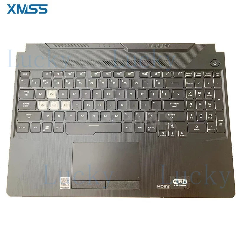 f New Palmrest Case Keyboard With Backlit For ASUS FA506 FX506 FA506HM FA506QM
f New Palmrest Case Keyboard With Backlit For ASUS FA506 FX506 FA506HM FA506QM
