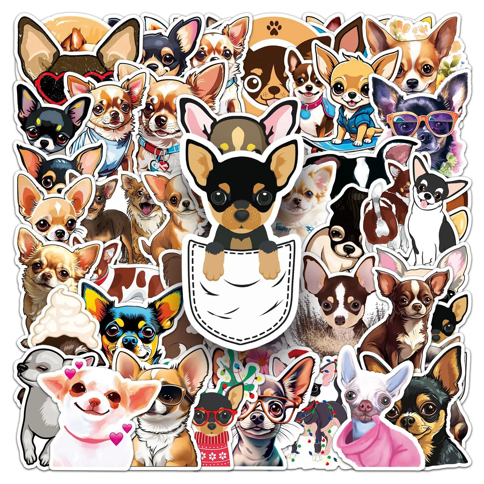 50Pcs cute dog graffiti DIY cartoon Decoratio phone Luggage Laptop Guitar Bike Skateboard fridge helmet Kid Toy waterpro sticker
50Pcs cute dog graffiti DIY cartoon Decoratio phone Luggage Laptop Guitar Bike Skateboard fridge helmet Kid Toy waterpro sticker