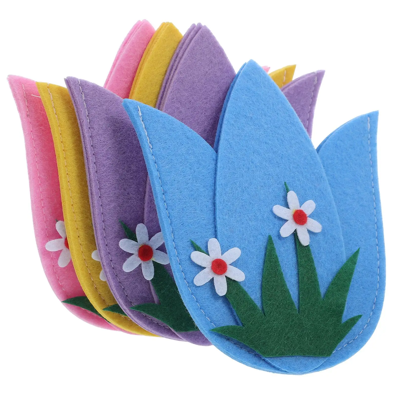 4 Pcs Easter Cutlery Set Tableware Storage Silverware Sleeves Decorations Bags Petal
4 Pcs Easter Cutlery Set Tableware Storage Silverware Sleeves Decorations Bags Petal