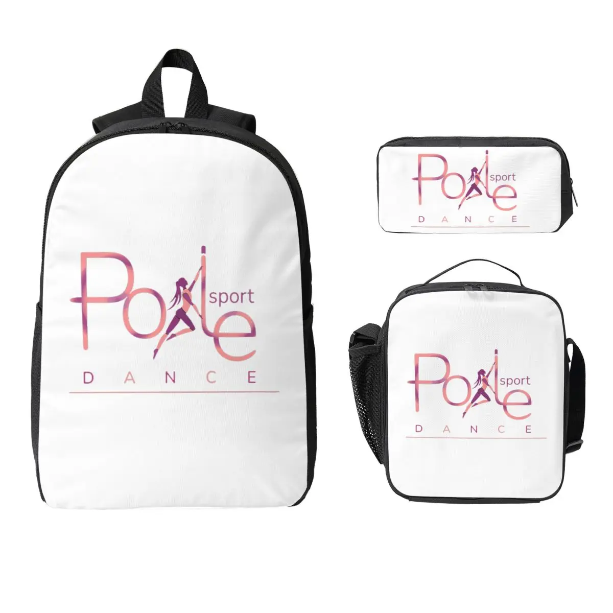Pole Dance Backpack Student BookBag School Bag Computer Shoulder Bags 3ps Insulated Lunch Bag Pencil Case
Pole Dance Backpack Student BookBag School Bag Computer Shoulder Bags 3ps Insulated Lunch Bag Pencil Case