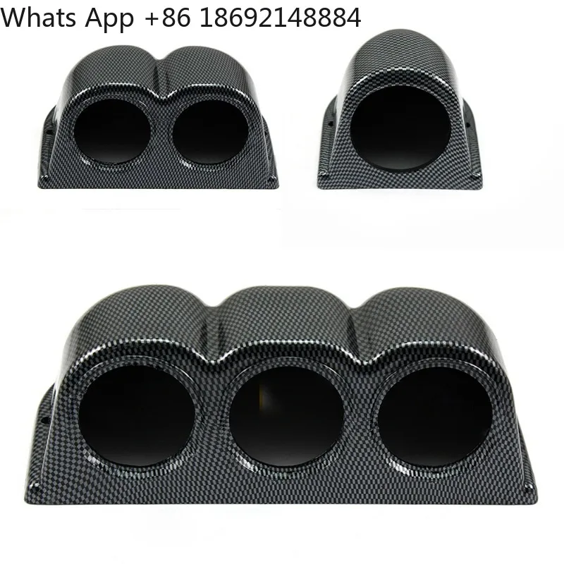 2.5 inch 60MM Modified Car Instrument Frame Black Carbon Fiber Instrument Cover for Single Hole Double Hole Three Hole
2.5 inch 60MM Modified Car Instrument Frame Black Carbon Fiber Instrument Cover for Single Hole Double Hole Three Hole