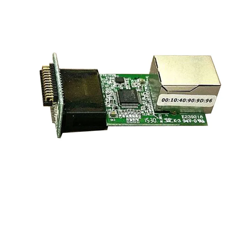 Новая интерфейсная плата модуля Ethernet для принтера этикеток со штрих-кодом Intermec PC43
Новая интерфейсная плата модуля Ethernet для принтера этикеток со штрих-кодом Intermec PC43