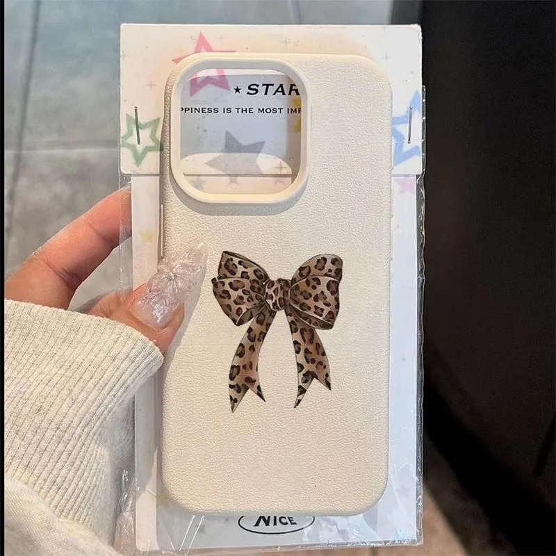 Leopard Print Bow Phone Case For Samsung Galaxy S25 FE S24 Ultra S23 Plus S22 S21 A16 A15 A26 A36 A56 5G Shockproof Bumper Cover
Leopard Print Bow Phone Case For Samsung Galaxy S25 FE S24 Ultra S23 Plus S22 S21 A16 A15 A26 A36 A56 5G Shockproof Bumper Cover