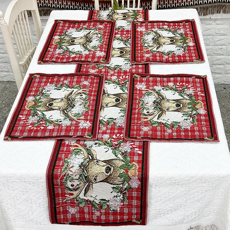 Farmhouse Dresser Scarf Kitchen Christmas Linen Table Runner and Place Mat Table Decor Home Kitchen Dining Table Decor 1Set
Farmhouse Dresser Scarf Kitchen Christmas Linen Table Runner and Place Mat Table Decor Home Kitchen Dining Table Decor 1Set