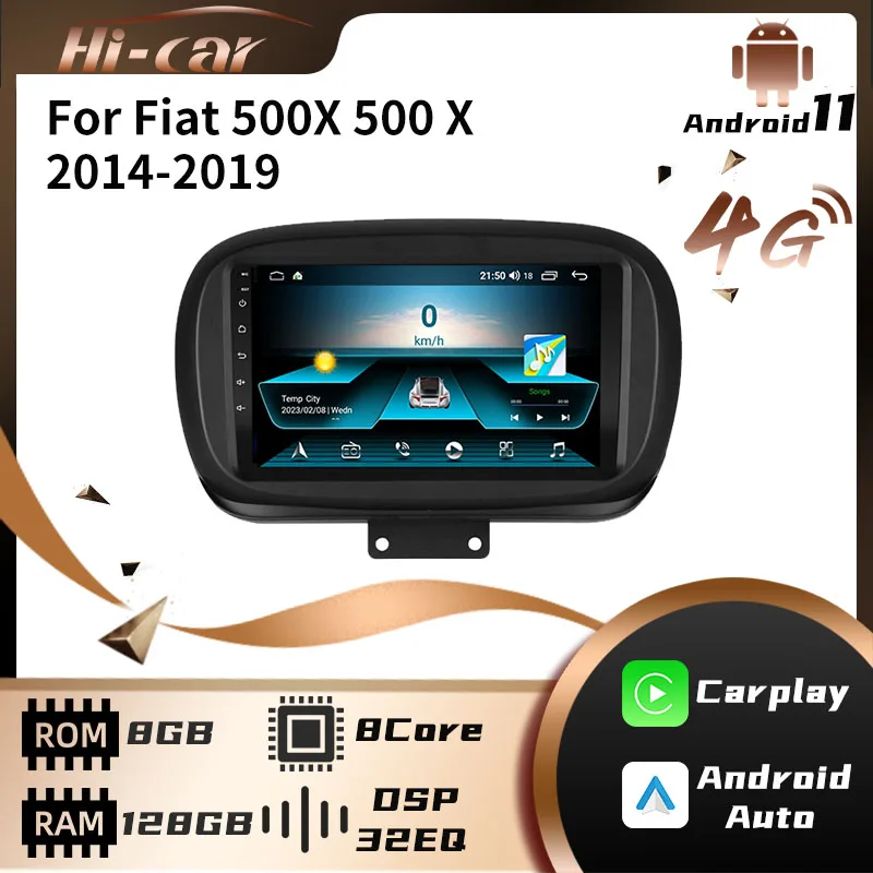 Автомагнитола на Android с 9 дюймовым экраном для Fiat 500X 500X2014-2019, 2 Din, Gps-навигация, радио, автомобильный мультимедийный видеоплеер, Авторадио
Автомагнитола на Android с 9 дюймовым экраном для Fiat 500X 500X2014-2019, 2 Din, Gps-навигация, радио, автомобильный мультимедийный видеоплеер, Авторадио