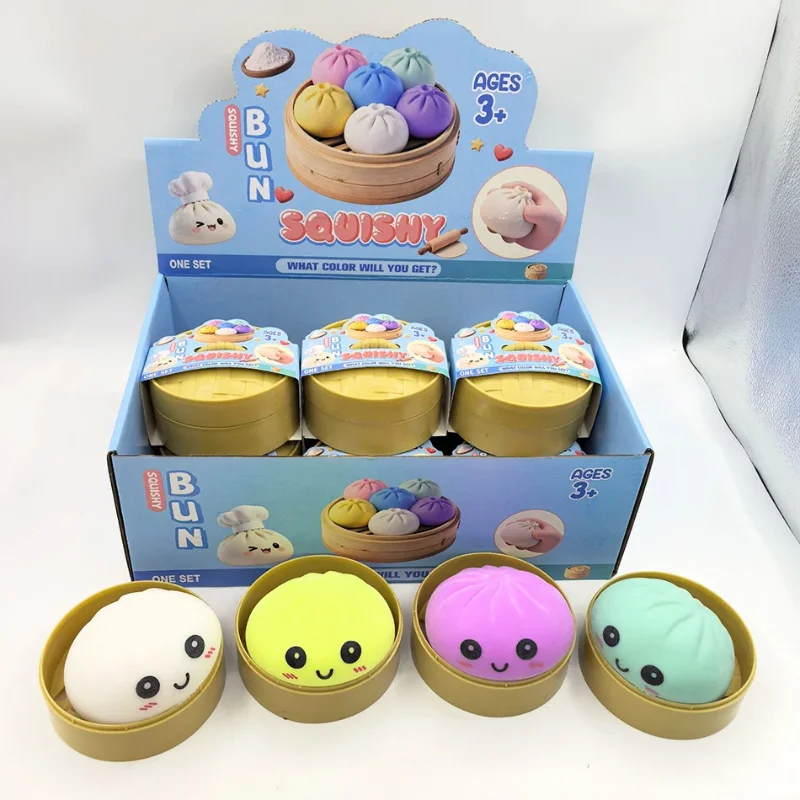 Colorful Simulated Dumpling Squishy Relaxing Relieve Anxiety Antistress Enhance Happiness Reusable Rebound Squeeze Reliever Toys
Colorful Simulated Dumpling Squishy Relaxing Relieve Anxiety Antistress Enhance Happiness Reusable Rebound Squeeze Reliever Toys
