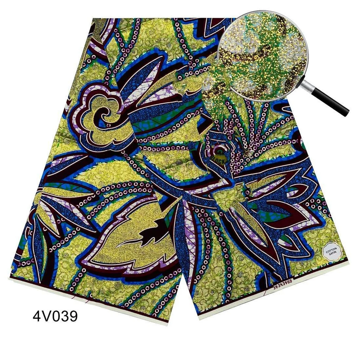 African Fashion Glitter Grand Golden Wax Fabric High Quality Nigeria Gold Ankara Printed Wax Materials 6Yards Sewing for Women
African Fashion Glitter Grand Golden Wax Fabric High Quality Nigeria Gold Ankara Printed Wax Materials 6Yards Sewing for Women