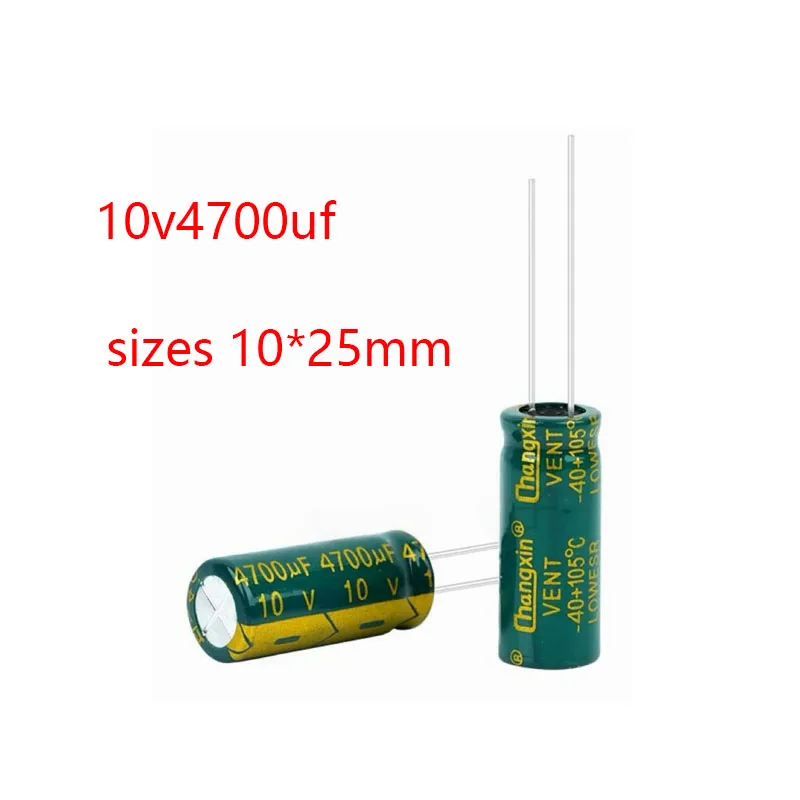 10pcs/lots 10v 4700UF 10*25 high frequency low impedance aluminum electrolytic capacitor 4700uf 10v
10pcs/lots 10v 4700UF 10*25 high frequency low impedance aluminum electrolytic capacitor 4700uf 10v