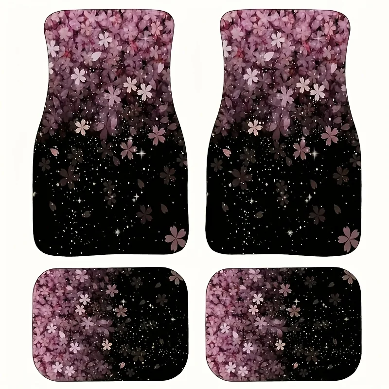 Suitable For All Car Models, 4pcs Of Pink Cherry Blossom Pattern Car Floor Mats, All Season Vehicle Floor Mats, With Anti-Slip B
Suitable For All Car Models, 4pcs Of Pink Cherry Blossom Pattern Car Floor Mats, All Season Vehicle Floor Mats, With Anti-Slip B