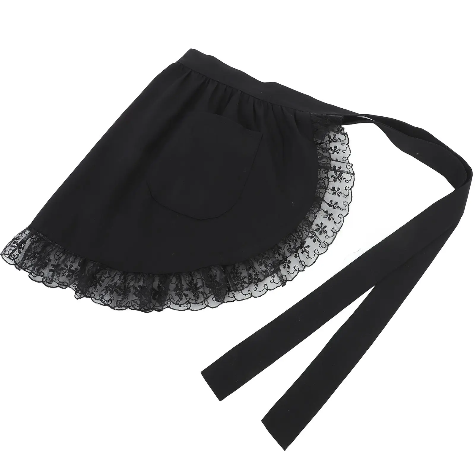 Vintage Lace Half Apron Retro Kitchen Maid Women Pockets Waitress Waist Lightweight Tear Resistant Exquisite Craftsmanship Long
Vintage Lace Half Apron Retro Kitchen Maid Women Pockets Waitress Waist Lightweight Tear Resistant Exquisite Craftsmanship Long