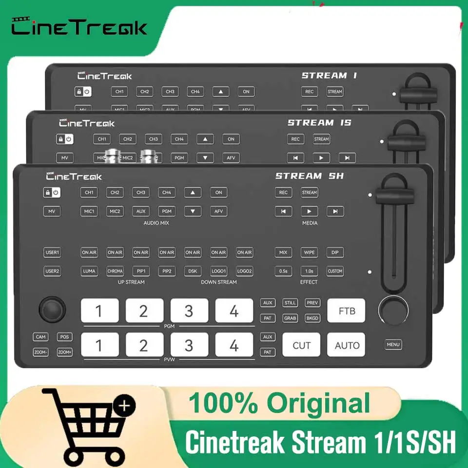 Cinetreak Stream 1/SH/1S видеопереключатель 5-канальный Muti Solution Video Deck Switch Controller Распределительный щит для потоковой передачи Brodcast
Cinetreak Stream 1/SH/1S видеопереключатель 5-канальный Muti Solution Video Deck Switch Controller Распределительный щит для потоковой передачи Brodcast