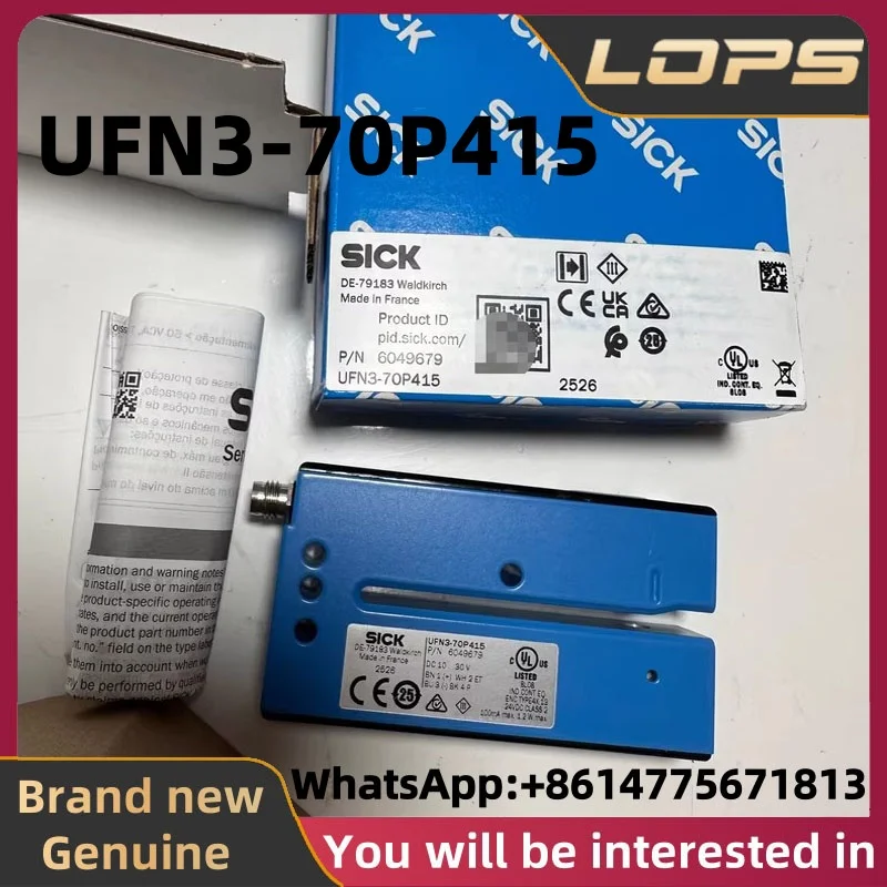 UFN3-70P415 Совершенно новый оригинальный датчик этикетки SICK Slot, большое количество на складе, добро пожаловать на консультацию
UFN3-70P415 Совершенно новый оригинальный датчик этикетки SICK Slot, большое количество на складе, добро пожаловать на консультацию