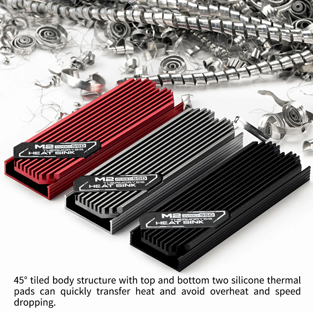 M.2 SSD NVMe Heat Sink heatsink 2280 SSD Hard Disk Aluminum Heat Sink with Thermal Pad for PCIe SATA M2 ssd PC Thermal Radiat
M.2 SSD NVMe Heat Sink heatsink 2280 SSD Hard Disk Aluminum Heat Sink with Thermal Pad for PCIe SATA M2 ssd PC Thermal Radiat
