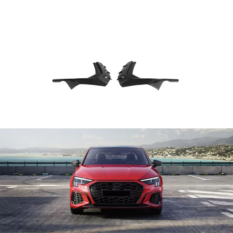 Carbon Fiber Facelift S3 Front Canards for Audi S3 8Y A3 SLINE Sedan 4-Door 2021-2023
Carbon Fiber Facelift S3 Front Canards for Audi S3 8Y A3 SLINE Sedan 4-Door 2021-2023