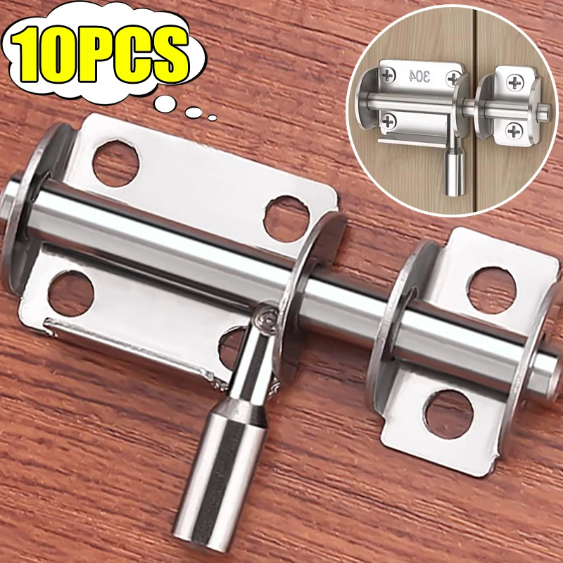 10/1pc Small Stainless Steel Sliding Lock Security Door Bolt Home Hardware Gate Latches Bedroom Bathroom Toilet Door Bolt Locks
10/1pc Small Stainless Steel Sliding Lock Security Door Bolt Home Hardware Gate Latches Bedroom Bathroom Toilet Door Bolt Locks
