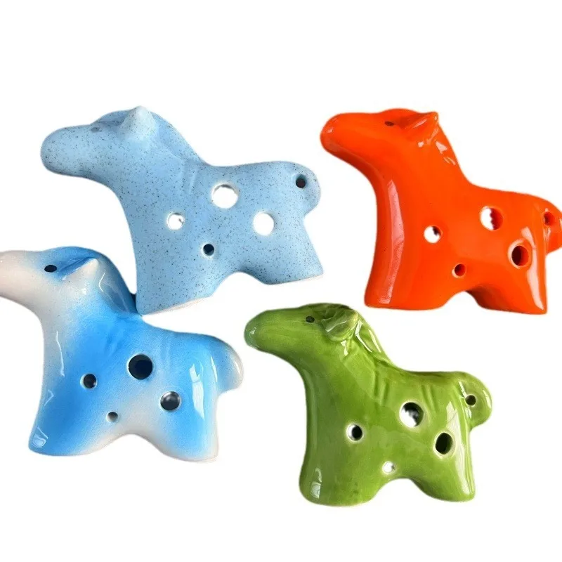 6-Hole Ocarina Wholesale Pony Modeling Ocarina, Crafts Children's Toys Beginner Ocarina Zodiac Horse Ocarina
6-Hole Ocarina Wholesale Pony Modeling Ocarina, Crafts Children's Toys Beginner Ocarina Zodiac Horse Ocarina