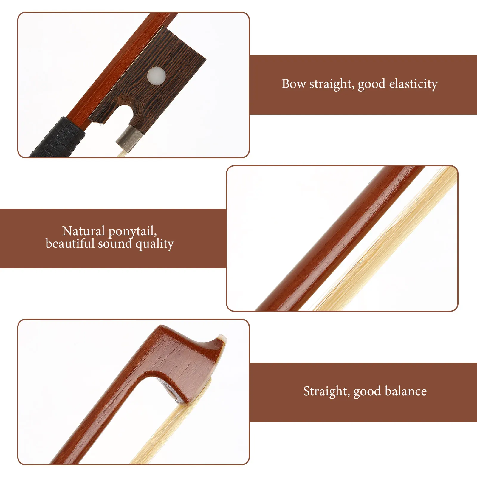 Violin Bow 4 4 Wooden Practice Professional Powerful Tone Balanced Instrument Part Musical Equipment Accessory Student Beginner
Violin Bow 4 4 Wooden Practice Professional Powerful Tone Balanced Instrument Part Musical Equipment Accessory Student Beginner