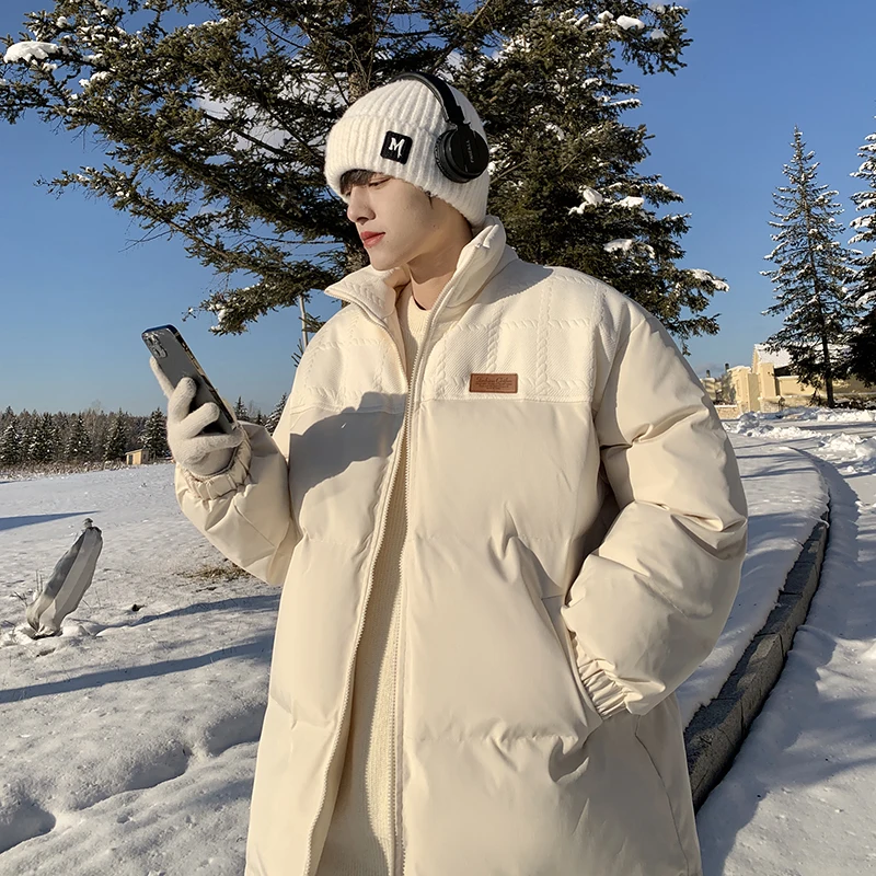 Мужская зимняя утепленная куртка-пуховик из хлопка с воротником-стойкой, молодежная модная брендовая верхняя одежда Haome, повседневное теплое пальто
Мужская зимняя утепленная куртка-пуховик из хлопка с воротником-стойкой, молодежная модная брендовая верхняя одежда Haome, повседневное теплое пальто