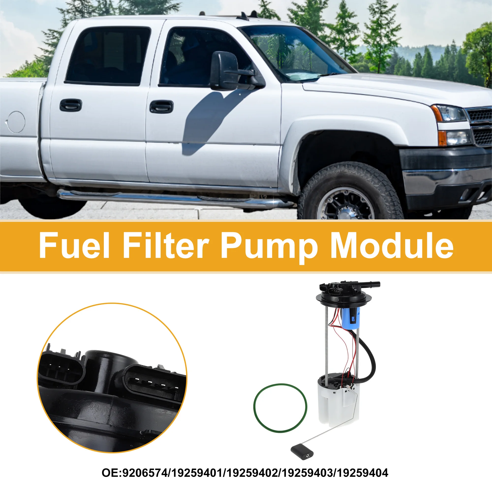 X Autohaux Electric Fuel Pump Assembly for Chevy Silverado 1500 2009-2013 for GMC Sierra 2500 HD V8 6.0L Flex 2010-2010
X Autohaux Electric Fuel Pump Assembly for Chevy Silverado 1500 2009-2013 for GMC Sierra 2500 HD V8 6.0L Flex 2010-2010