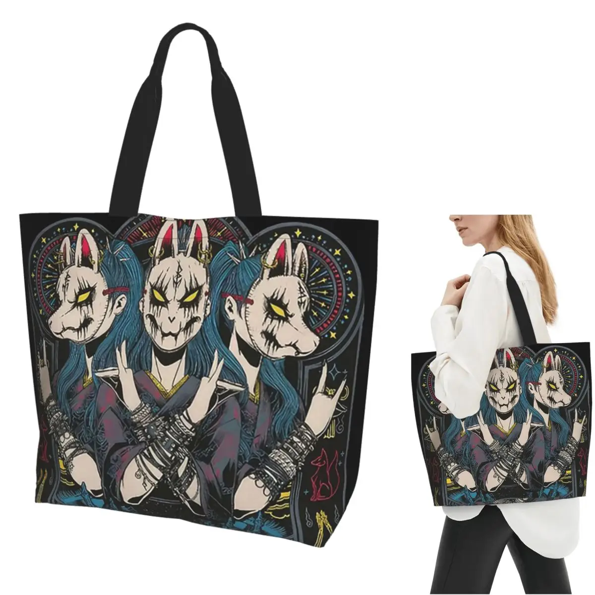 Babymetal Tour Shopping Tote Bag Canvas Large Capacity Shoulder Bags Shopper Grocery Handbag for Women
Babymetal Tour Shopping Tote Bag Canvas Large Capacity Shoulder Bags Shopper Grocery Handbag for Women