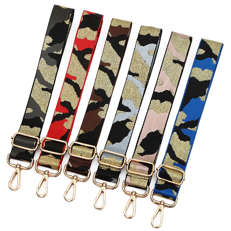 New Camouflage Gold Silk Line Bag Shoulder Strap Single Shoulder Crossbody Adjustable Long Shoulder Strap Bag Accessory Supplies
New Camouflage Gold Silk Line Bag Shoulder Strap Single Shoulder Crossbody Adjustable Long Shoulder Strap Bag Accessory Supplies