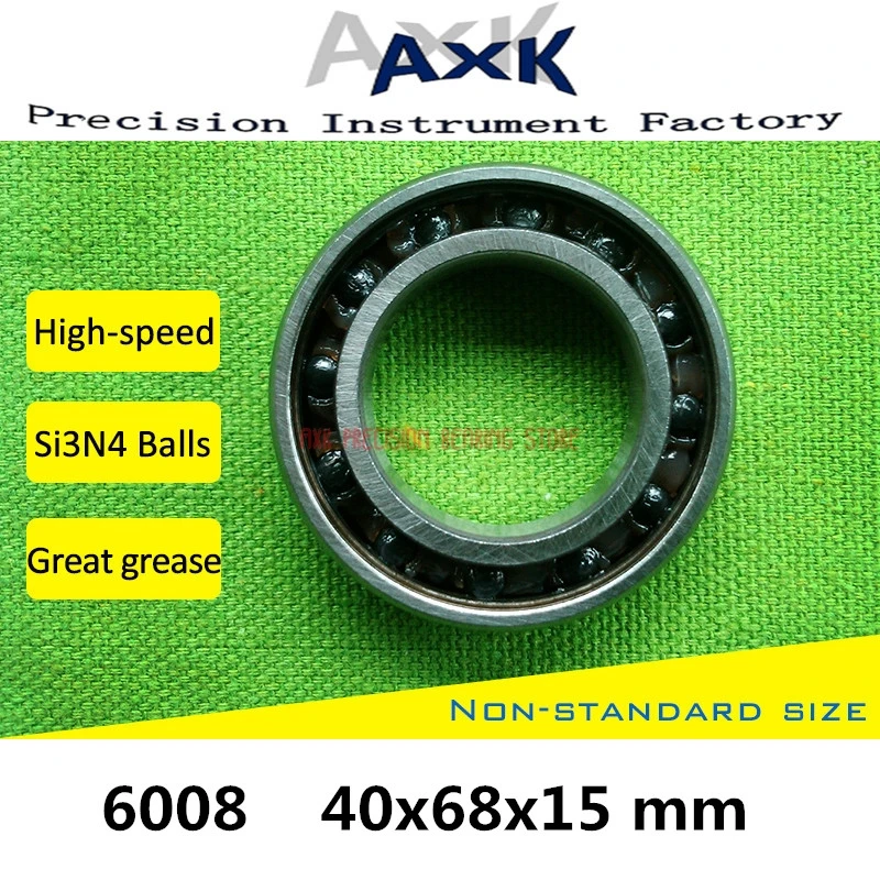 Rushed 6008 Hybrid Ceramic Bearing 40x68x15 Mm Abec-3 ( 1 Pc ) Bicycle Bottom Brackets & Spares 6008rs Si3n4 Ball Bearings
Rushed 6008 Hybrid Ceramic Bearing 40x68x15 Mm Abec-3 ( 1 Pc ) Bicycle Bottom Brackets & Spares 6008rs Si3n4 Ball Bearings
