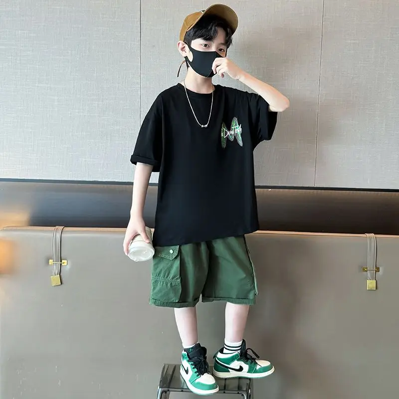 Lightweight Pure Cotton Summer Boy Set Shorts Kids Clothes Children's Costumes Clothing 7 12 Years Boys Year Old Boy's 14 Suit 4 
Lightweight Pure Cotton Summer Boy Set Shorts Kids Clothes Children's Costumes Clothing 7 12 Years Boys Year Old Boy's 14 Suit 4